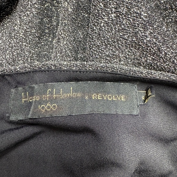 NWOT HOUSE OF HARLOW 1960 X REVOLVE Rory Jumpsuit Silver XS - Picture 8 of 8